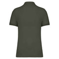 Organic Khaki - Back - Native Spirit Mens Pique Polo Shirt