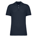 Navy - Front - Native Spirit Mens Pique Polo Shirt