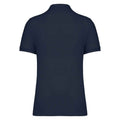 Navy - Back - Native Spirit Mens Pique Polo Shirt