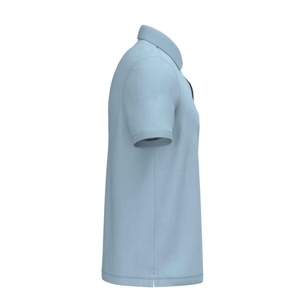 Aquamarine - Side - Native Spirit Mens Pique Polo Shirt