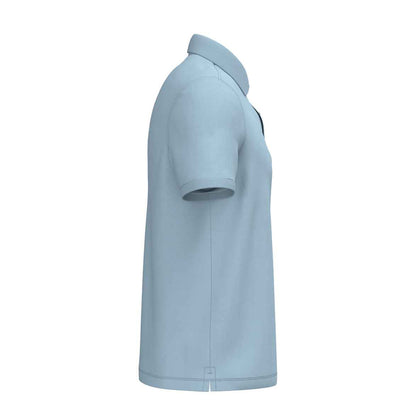 Aquamarine - Side - Native Spirit Mens Pique Polo Shirt