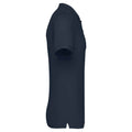 Navy - Side - Native Spirit Mens Pique Polo Shirt