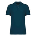 Peacock Blue - Front - Native Spirit Mens Pique Polo Shirt