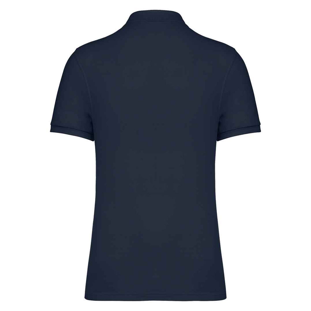 Navy - Back - Native Spirit Mens Pique Polo Shirt