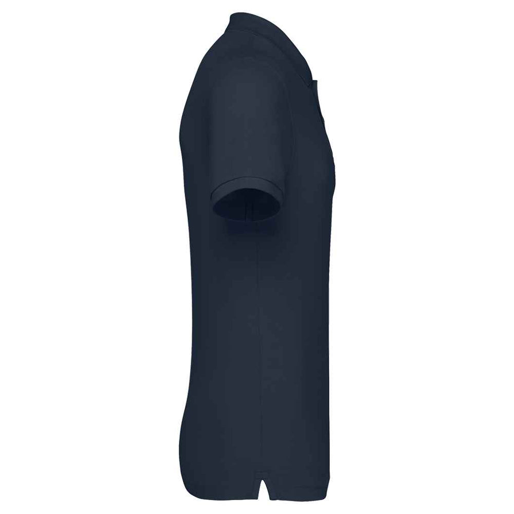 Navy - Side - Native Spirit Mens Pique Polo Shirt