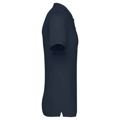 Navy - Side - Native Spirit Mens Pique Polo Shirt