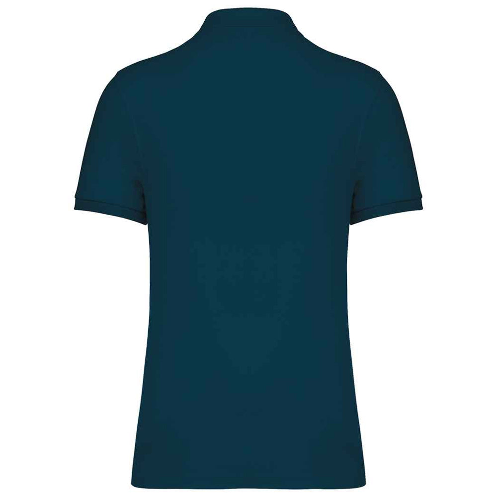 Peacock Blue - Back - Native Spirit Mens Pique Polo Shirt