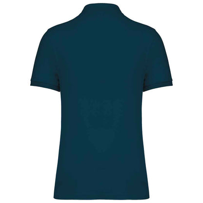 Peacock Blue - Back - Native Spirit Mens Pique Polo Shirt