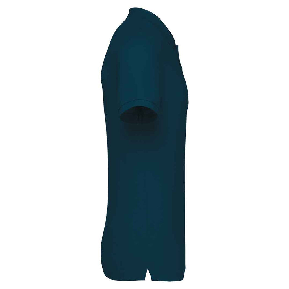 Peacock Blue - Side - Native Spirit Mens Pique Polo Shirt
