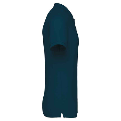 Peacock Blue - Side - Native Spirit Mens Pique Polo Shirt
