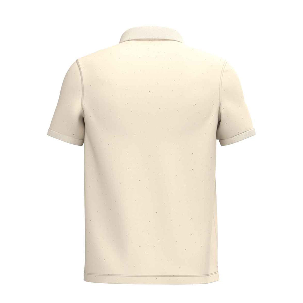 Raw Natural - Back - Native Spirit Mens Pique Polo Shirt