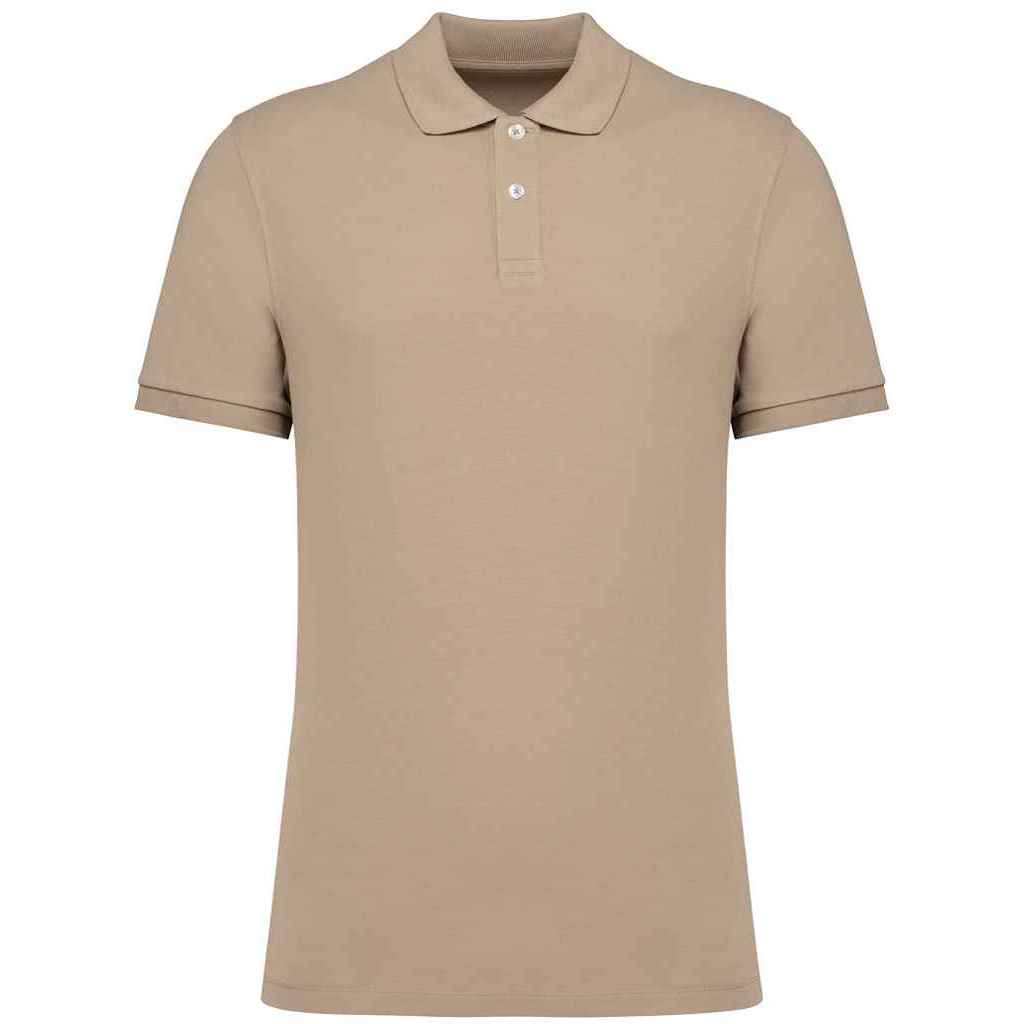 Wet Sand - Back - Native Spirit Mens Pique Polo Shirt