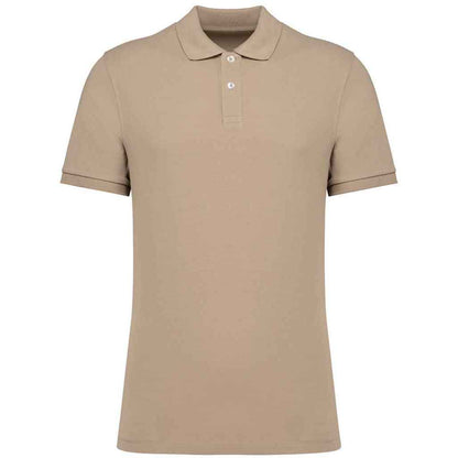 Wet Sand - Back - Native Spirit Mens Pique Polo Shirt