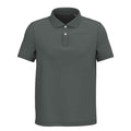 White - Front - Native Spirit Mens Pique Polo Shirt