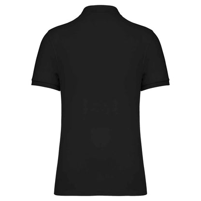 Black - Back - Native Spirit Mens Pique Polo Shirt