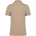 Ivory - Back - Native Spirit Mens Pique Polo Shirt