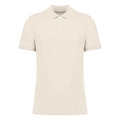 Ivory - Front - Native Spirit Mens Pique Polo Shirt