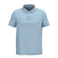 Aquamarine - Front - Native Spirit Mens Pique Polo Shirt