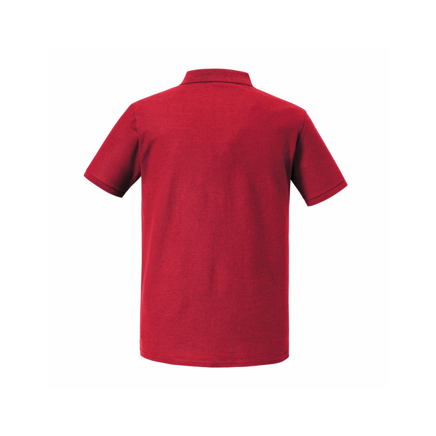 Classic Red - Back - Russell Mens Authentic Pique Polo Shirt
