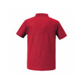 Classic Red - Back - Russell Mens Authentic Pique Polo Shirt