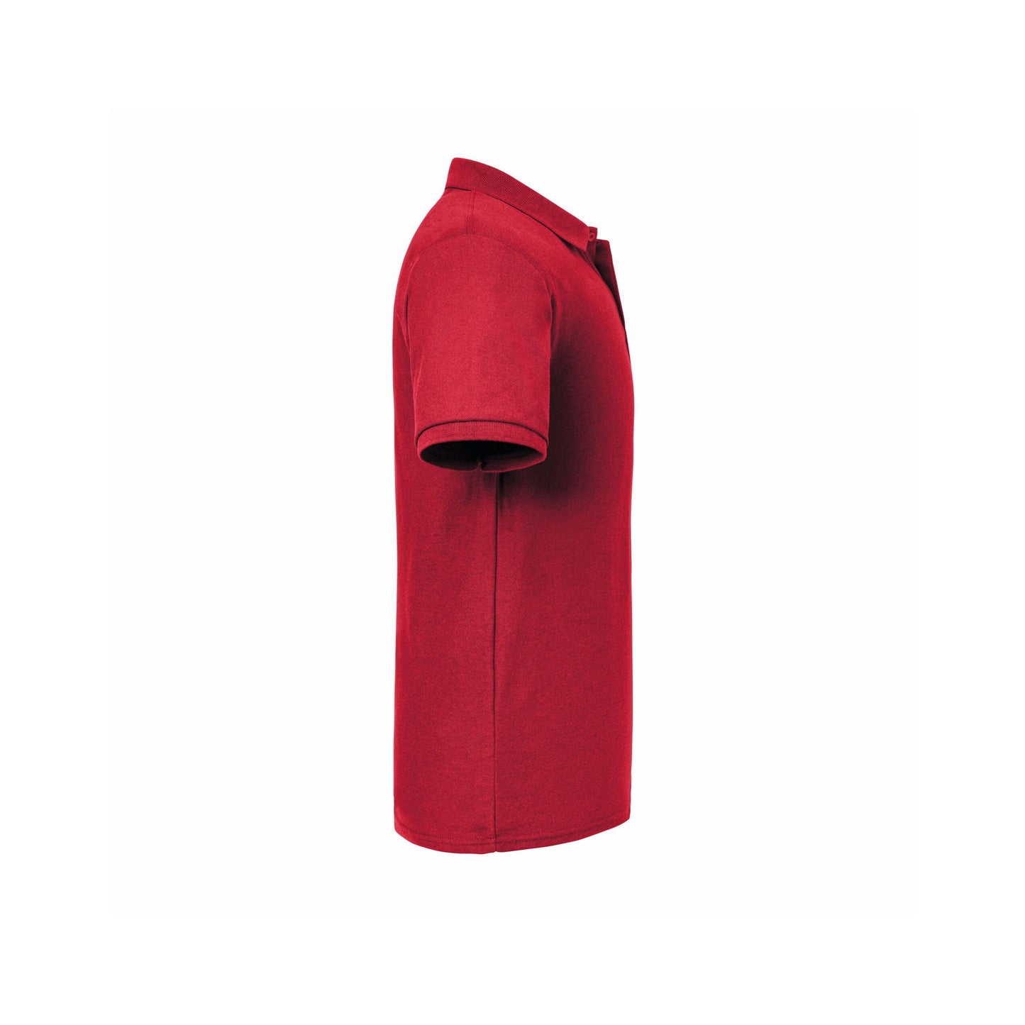 Classic Red - Side - Russell Mens Authentic Pique Polo Shirt