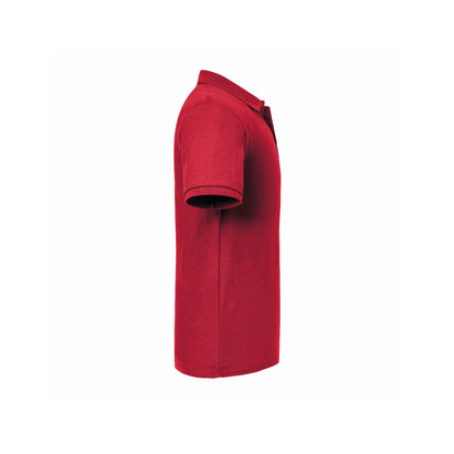Classic Red - Side - Russell Mens Authentic Pique Polo Shirt