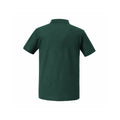 Bottle Green - Back - Russell Mens Authentic Pique Polo Shirt