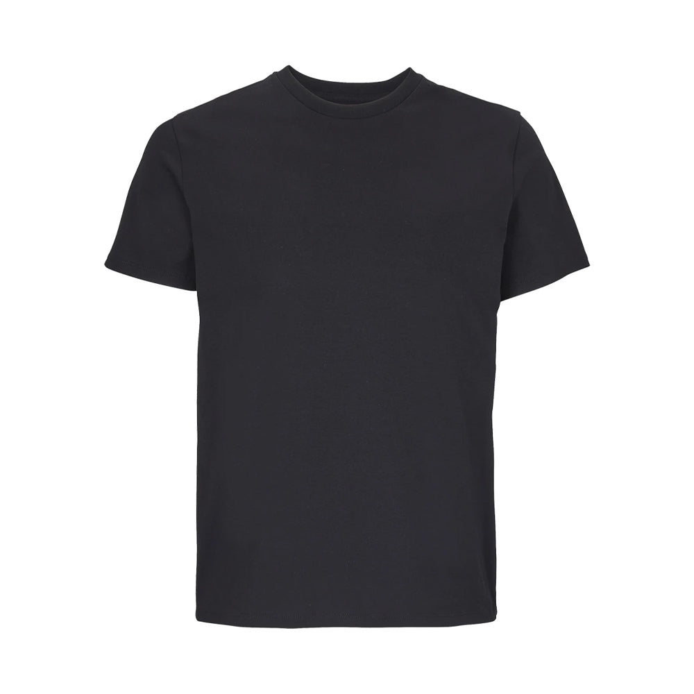 Deep Black - Front - Russell Mens Authentic Pique Polo Shirt