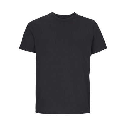 Deep Black - Front - Russell Mens Authentic Pique Polo Shirt