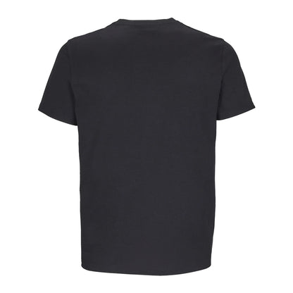 Deep Black - Back - Russell Mens Authentic Pique Polo Shirt