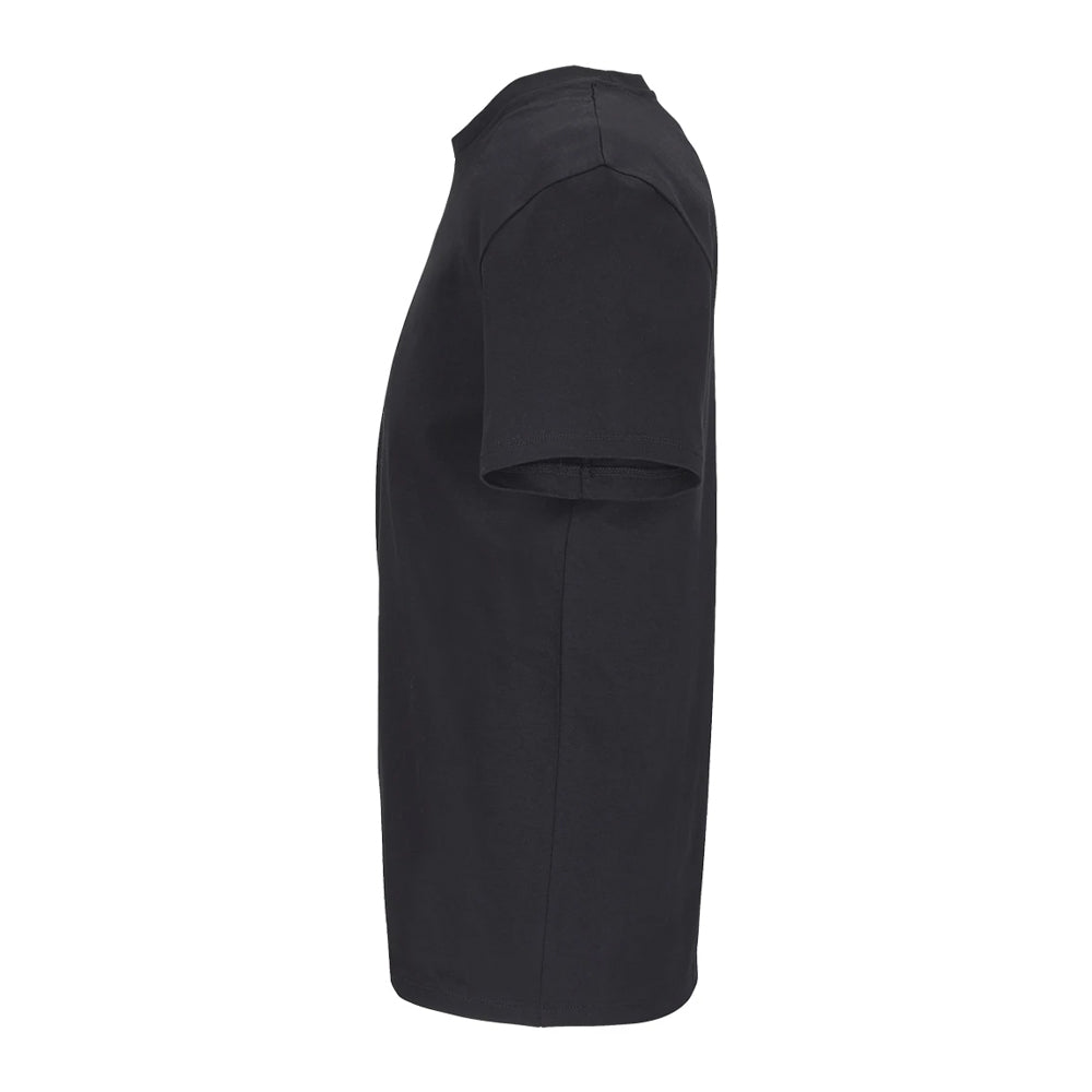 Deep Black - Side - Russell Mens Authentic Pique Polo Shirt