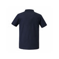 French Navy - Back - Russell Mens Authentic Pique Polo Shirt