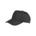 Black - Front - Result Genuine Recycled Childrens-Kids Cap