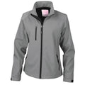 Silver - Front - Result Womens-Ladies Soft Shell Jacket