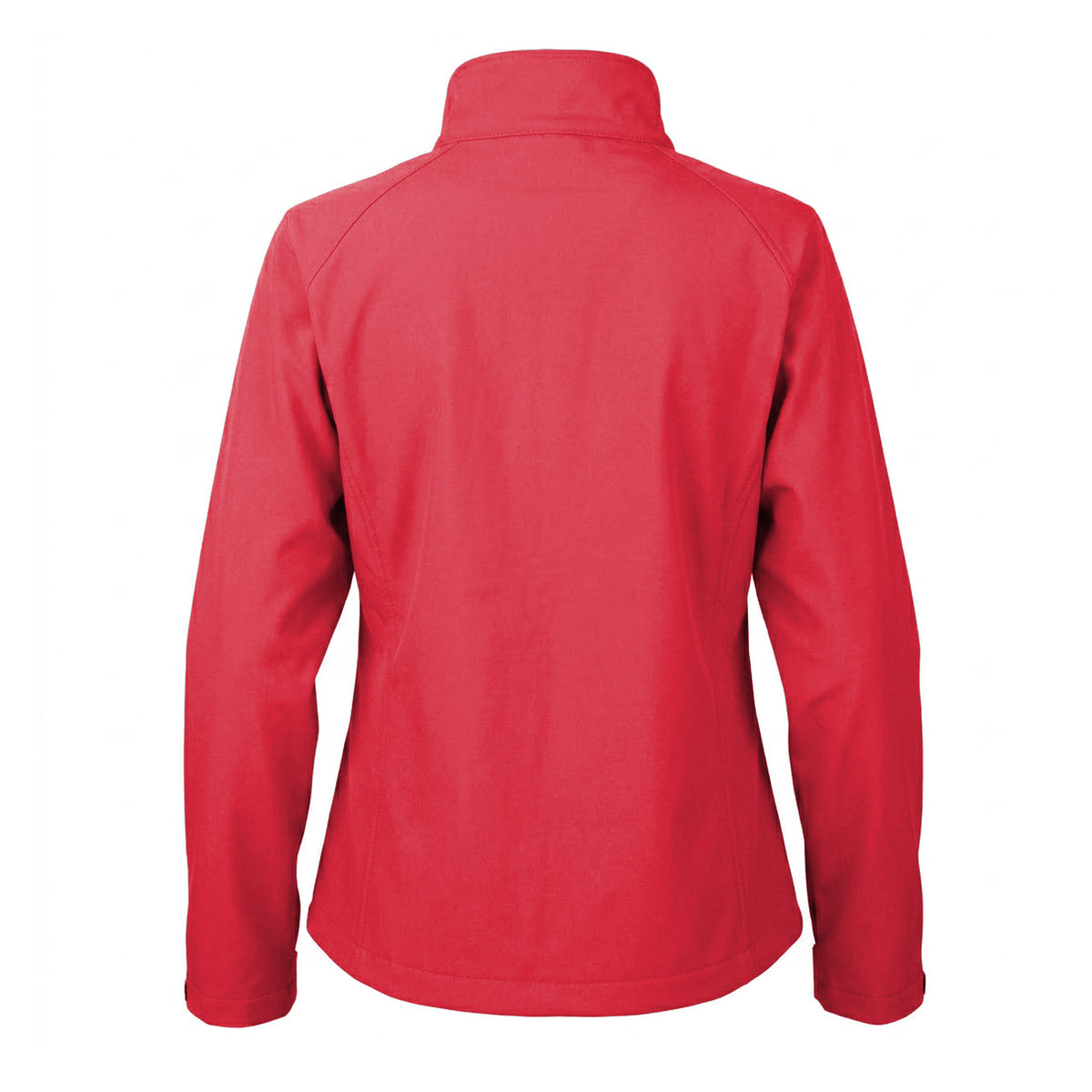 Red - Back - Result Womens-Ladies Soft Shell Jacket