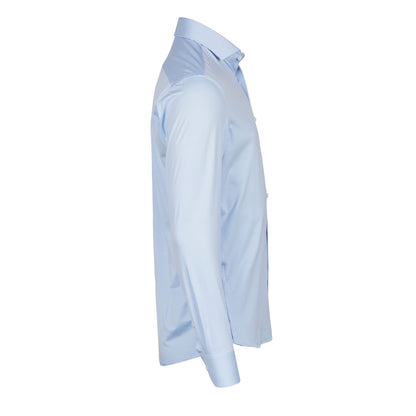Light Blue - Side - Tee Jays Mens Stretch Long-Sleeved Active Shirt