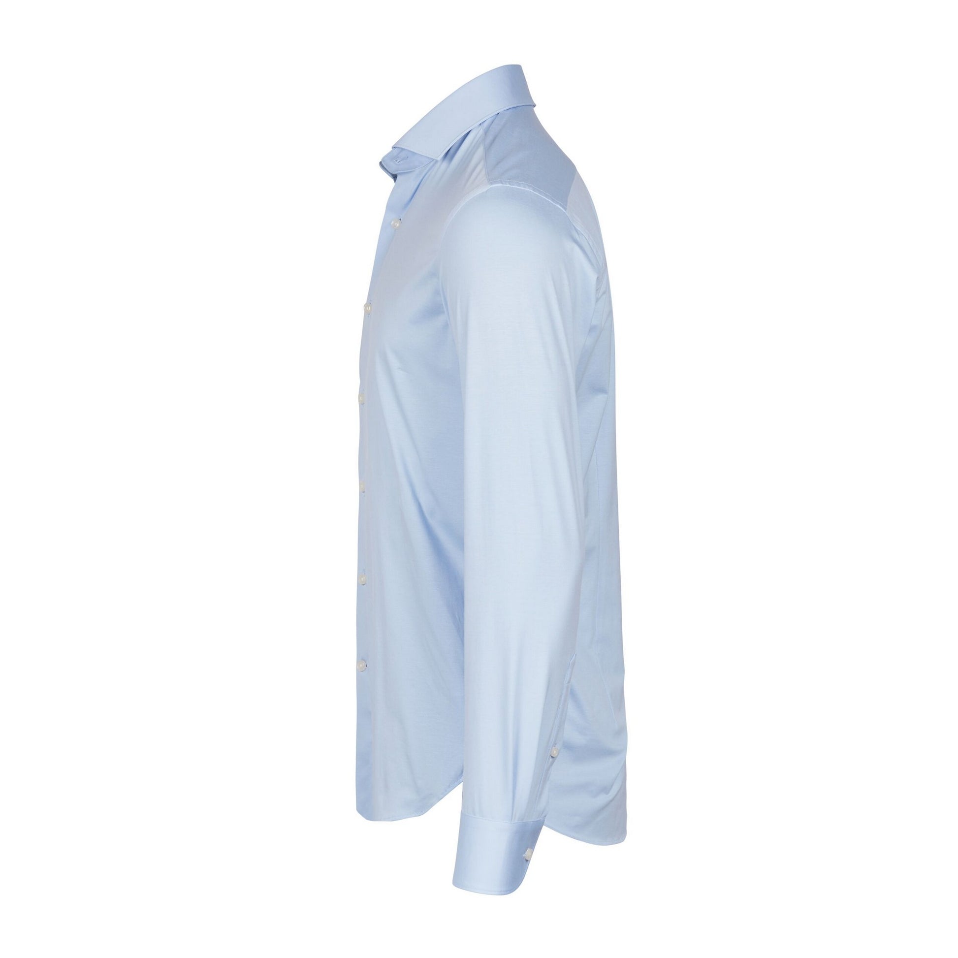 Light Blue - Lifestyle - Tee Jays Mens Stretch Long-Sleeved Active Shirt