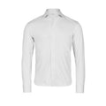 White - Front - Tee Jays Mens Stretch Long-Sleeved Active Shirt