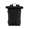Black - Front - Bagbase Simplicity Lite Roll Top Backpack
