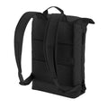 Black - Back - Bagbase Simplicity Lite Roll Top Backpack
