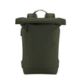 Pine Green - Front - Bagbase Simplicity Lite Roll Top Backpack