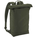 Pine Green - Side - Bagbase Simplicity Roll Top Backpack