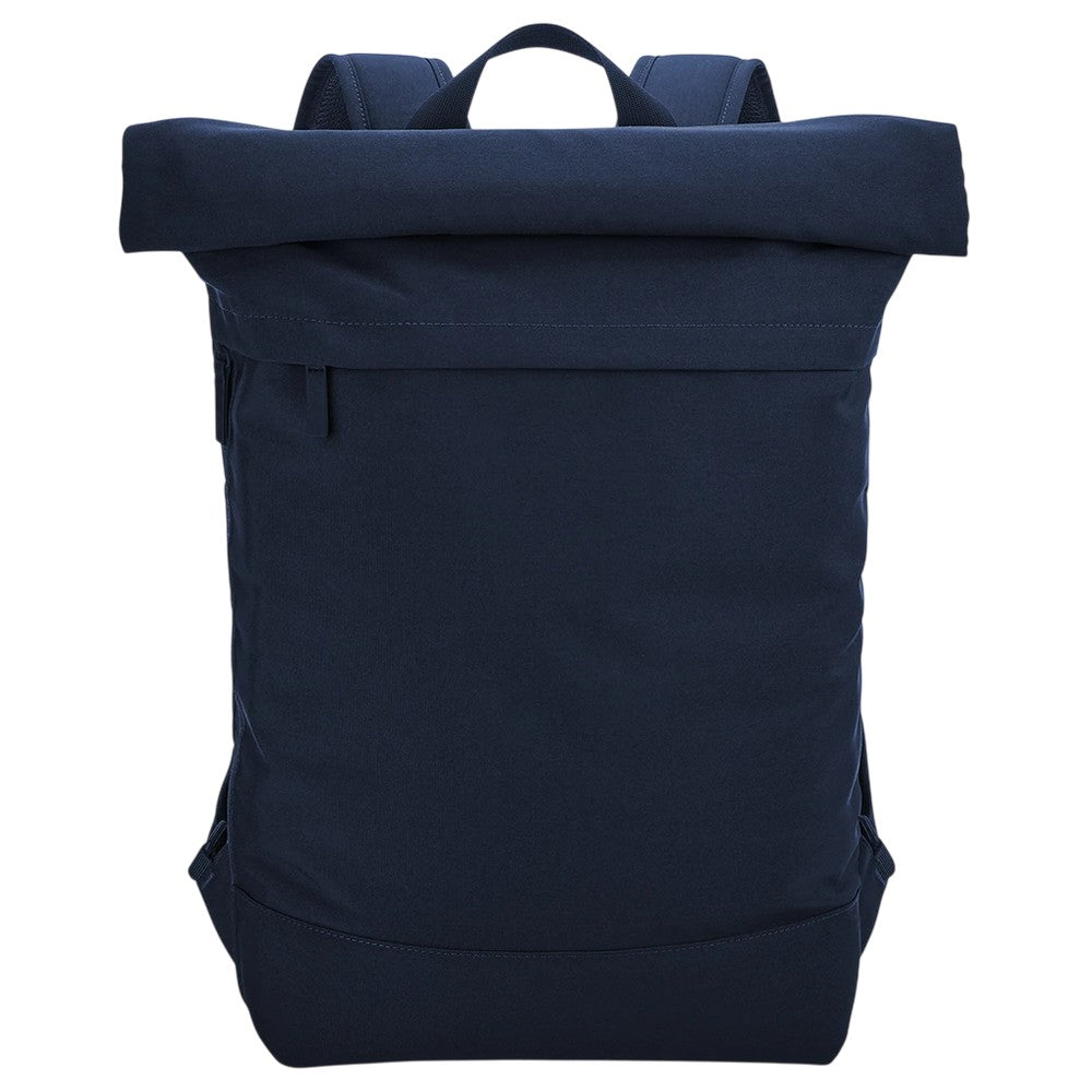 French Navy - Front - Bagbase Simplicity Roll Top Backpack