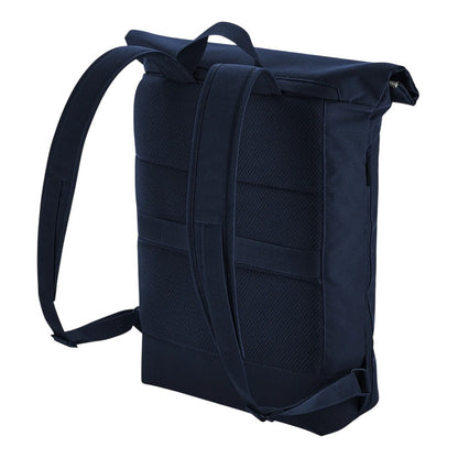 French Navy - Back - Bagbase Simplicity Roll Top Backpack