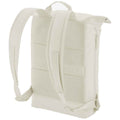 Beige - Back - Bagbase Simplicity Roll Top Backpack
