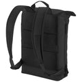 Black - Back - Bagbase Simplicity Roll Top Backpack