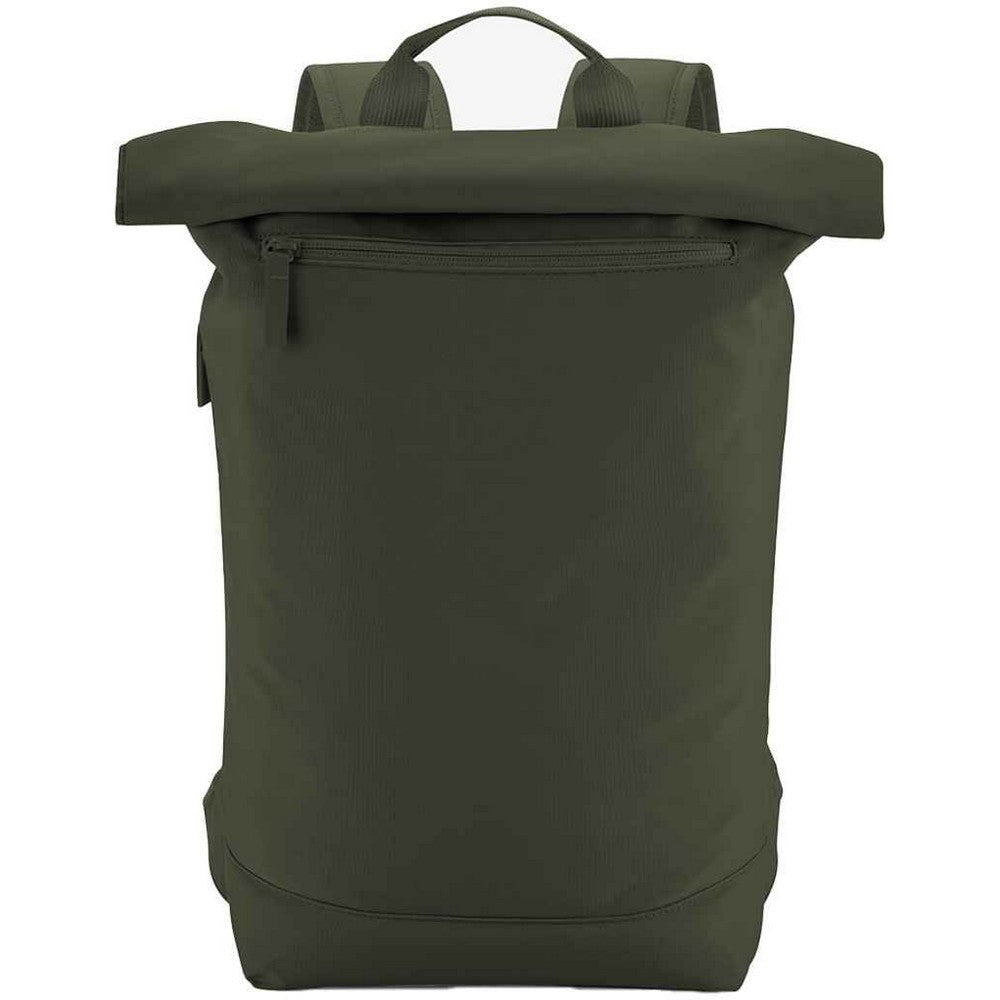 Pine Green - Front - Bagbase Simplicity Roll Top Backpack