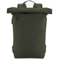 Pine Green - Front - Bagbase Simplicity Roll Top Backpack