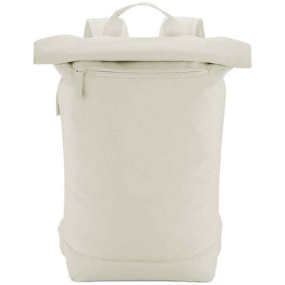 Beige - Front - Bagbase Simplicity Roll Top Backpack