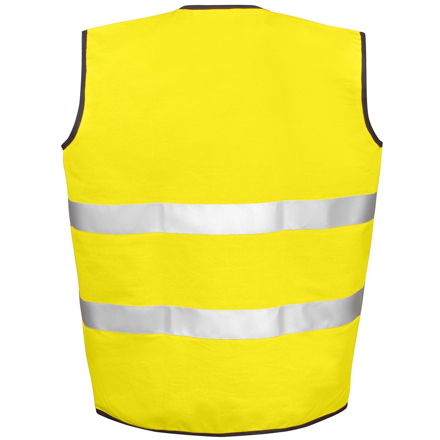 Yellow - Back - SAFE-GUARD by Result Unisex Adult Motorist Hi-Vis Vest